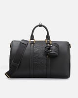 شنطة للجنسين بتصميم أنيق بلون أسود