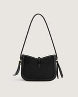 شنطة نسائية بلون أسود بحجم متوسط لكل الأوقات