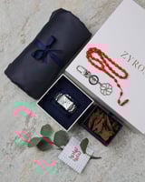 طقم هدية رجالي مع قماش ثوب أنيق