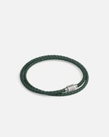 اسوارة بتصميم ملتف باللون الأخضر