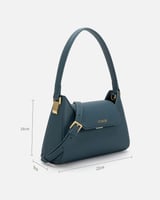 شنطة نسائية بتصميم عصري بلون أزرق