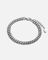 اسوارة نسائية بتصميم أنيق بلون فضي