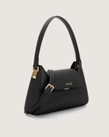 شنطة نسائية بتصميم عصري بلون أسود