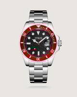 ساعة رجالية ستيل باللون الفضي