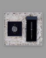 طقم هدية لكل رجل يهتم بأناقته بلون رمادي