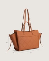 شنطة خُلود النسائية جلد بلون بني