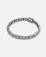 اسوارة نسائية باللون الفضي