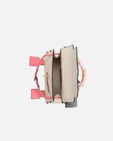 شنطة نسائية مميزة من الجلد بلون بيج