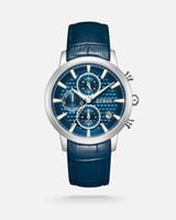 ساعة وقت الرجالية لأناقتك بلون أزرق