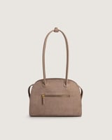 شنطة تالة النسائية مخمل بلون بيج