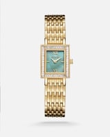 ساعة أناقة النسائية ستيل بلون ذهبي