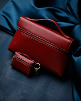 شنطة نسائية لكل يوم بلون أحمر