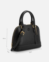 ‎ شنطة نسائية بتصميم مميز بلون أسود