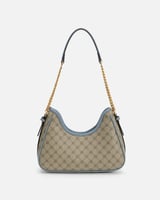 شنطة نسائية بتصميم راقي بلون أزرق