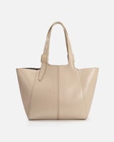 شنطة نسائية كلاسيك بلون بيج