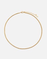 سلسال بتصميم شوكر بلون ذهبي