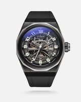 ساعة رجالية متفردة باللون الأسود