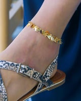 خلخال نسائي ناعم بلون ذهبي