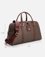 شنطة للجنسين بتصميم عملي بلون عودي