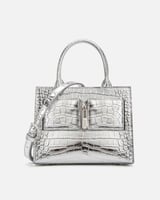 ‎ شنطة نسائية للمناسبات بلون فضي