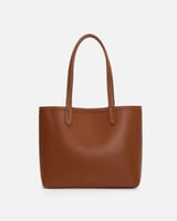 شنطة نسائية بتصميم أنيق بلون بني