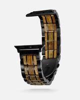 سير ساعة آبل بتداخل الخشب مع المعدن