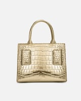 ‎ شنطة نسائية للمناسبات بلون ذهبي