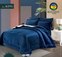 لحاف مارين سكري فندقي كينج ساده فرو 3قطع