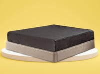 شرشف مطاط شتوي Kribi مزدوج - رصاصي غامق