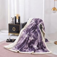 بطانية كوين فلانيل مقلم