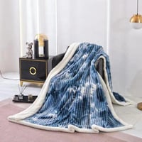 بطانية كوين فلانيل مقلم