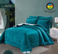 لحاف مارين سكري فندقي كينج ساده فرو 3قطع