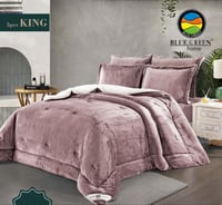 لحاف مارين سكري فندقي كينج ساده فرو 3قطع