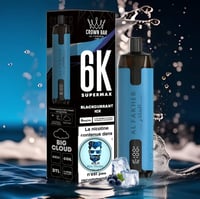 كراون بار 6K الفاخر - فيب شيشة نكوتين 6 CROWN BAR...
