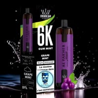 كراون بار 6K الفاخر - فيب شيشة نكوتين 6 CROWN BAR...