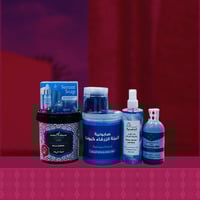 مجموعة منتجات النيلة الزرقاء للعناية بالبشرة