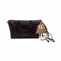 شنطة نسائي كاجول من الجلد اللامع بتصميم كتف مع مقب...