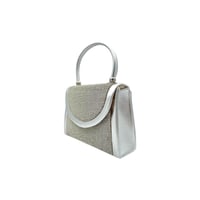 شنطة يد سهرة , مزينة بالفصوص اللامعة , بتصميم عصري...