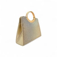 شنطة يد سهرة , مزينة بالفصوص اللامعة , بتصميم عصري...