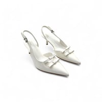 جزم نسائي كاجول - جلد صناعي لامع