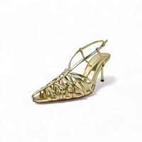 صندل جلد , تصميم حديث , وحزام كاحل ناعم قابل للتغي...