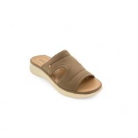 شبشب نسائي طبي أسود بتصميم مفتوح مع أشرطة متقاطعة...