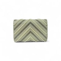 محفظة نسائي سهرة مرصعة بالفصوص اللؤلؤية