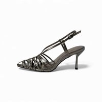 صندل جلد , تصميم حديث , وحزام كاحل ناعم قابل للتغي...