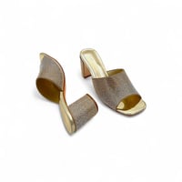 شبشب كعب كريستال – شبشب نسائي سهرة أنيق بتصميم مرص...