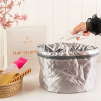 قبعة بخار حرارية للشعر