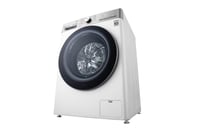 غسالة ال جي سعة 12 كجم، تحميل أمامي، لون أبيض، Tru...