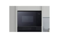 ميكروويف من ال جي سعة 25 لتر, ستانليس ستيل, مع لوح...