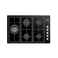 سطح 90 سم بيلا , زجاج اسود عين كبيره جانبيه 5 عيون...