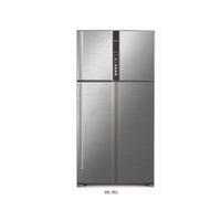 ثلاجة هيتاشي 21.2 قدم بابين فضي R-V805PS1KV-1BSL